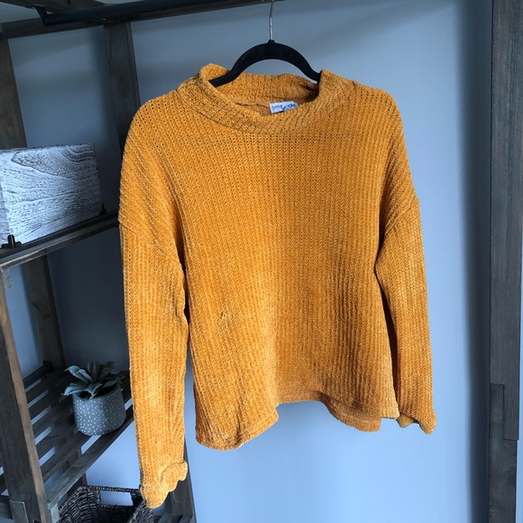 Thyme & Honey Sweaters - Thyme & Honey Mustard Yellow Cozy Warm Sweater